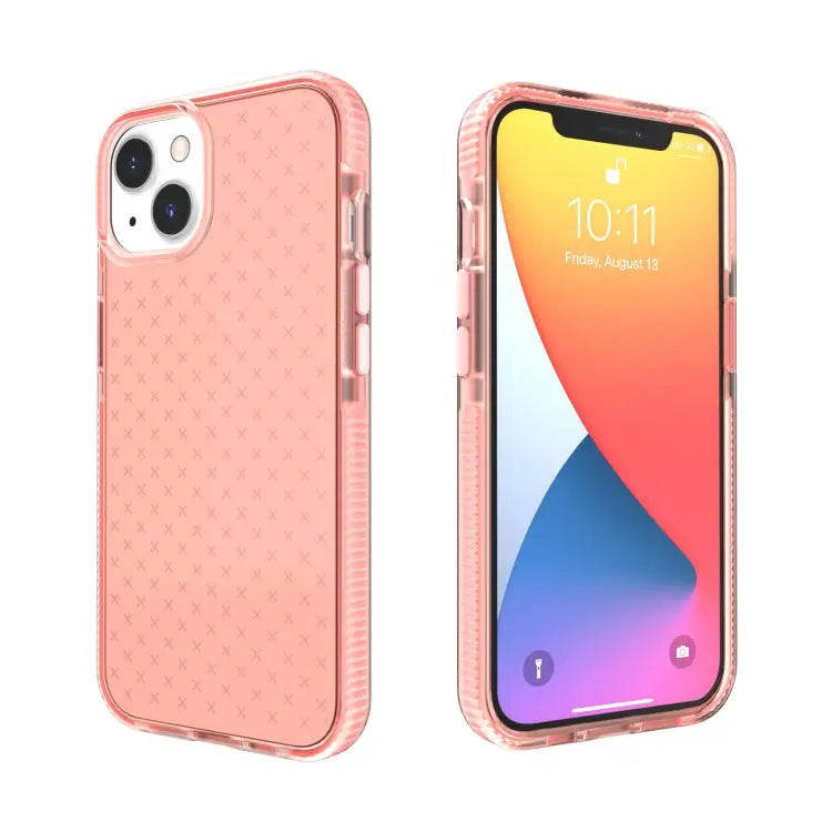 Grid Pattern Shockproof Transparent TPU Phone Case For iPhone 13 Pro Max For iPhone 13 Pro For iPhone 13 For iPhone 13
