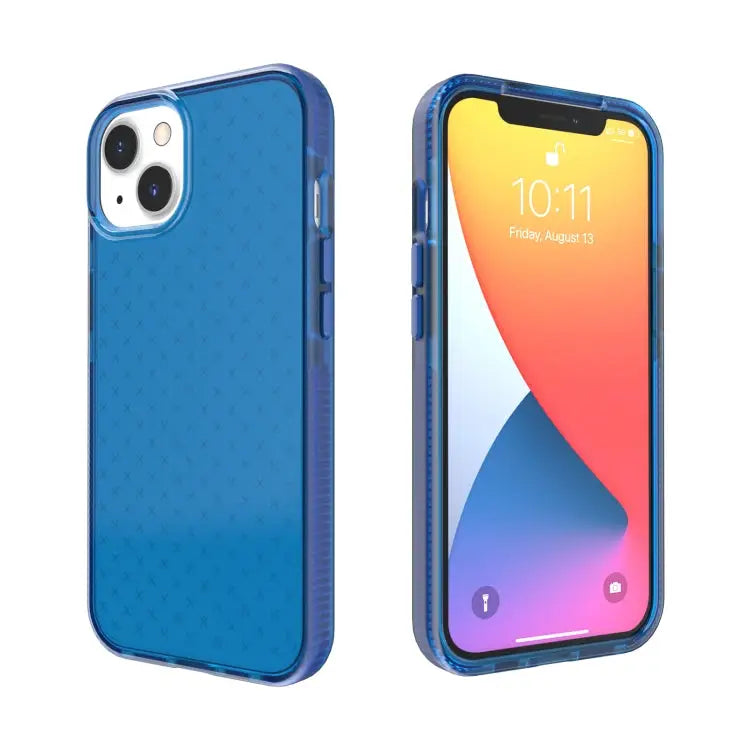 Grid Pattern Shockproof Transparent TPU Phone Case For iPhone 13 Pro Max For iPhone 13 Pro For iPhone 13 For iPhone 13