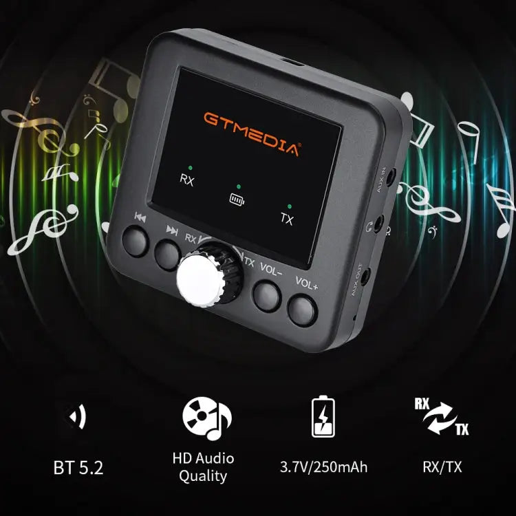 GTMEDIA RT05 Bluetooth 5.0 Audio Receiver & Transmitter 2 in 1 Adapter RT05 - RT05