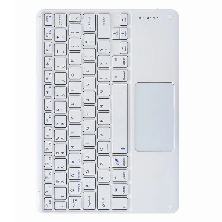 H-097C Touch Bluetooth Keyboard Leather Case with Rear Three-fold Holder For iPad 9.7 2018 & 2017 For iPad Pro 11 inch