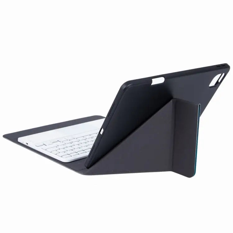 H-097C Touch Bluetooth Keyboard Leather Case with Rear Three-fold Holder For iPad 9.7 2018 & 2017 For iPad Pro 11 inch