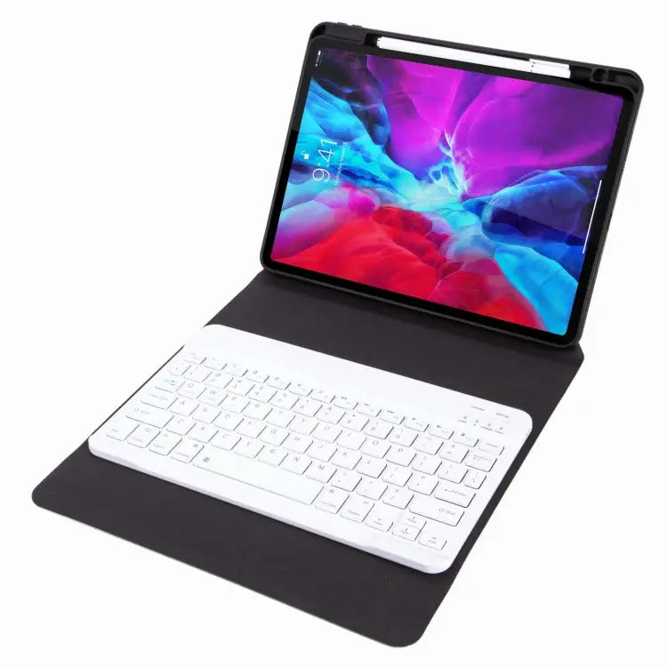 H-102 Bluetooth Keyboard Leather Case with Rear Three-fold Holder For iPad 10.2 2020 & 2019 / Pro 10.5 inch For iPad