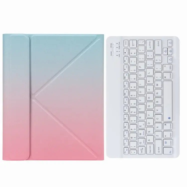 H-102 Bluetooth Keyboard Leather Case with Rear Three-fold Holder For iPad 10.2 2020 & 2019 / Pro 10.5 inch For iPad