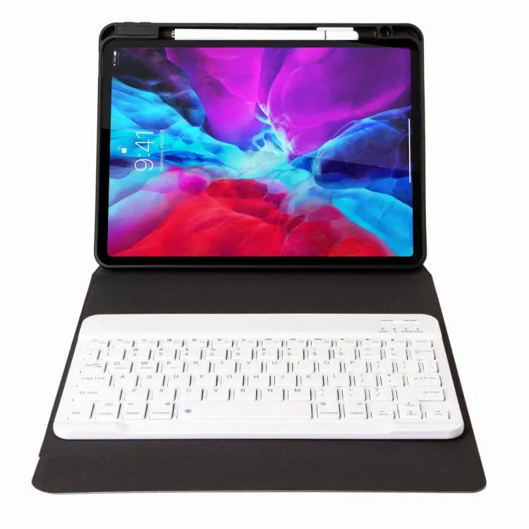 H-102 Bluetooth Keyboard Leather Case with Rear Three-fold Holder For iPad 10.2 2020 & 2019 / Pro 10.5 inch For iPad