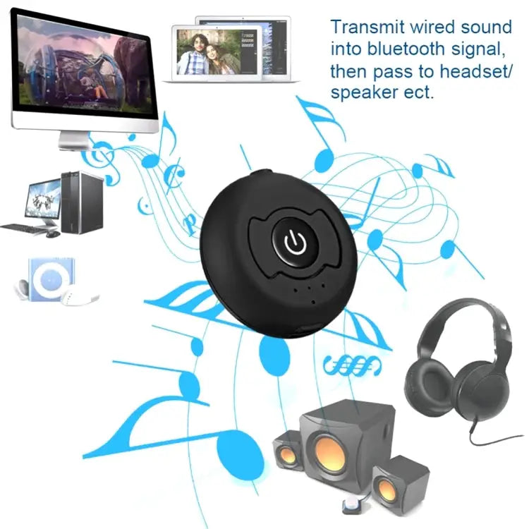 H366T Portable Multi-point Bluetooth 4.0 Audio Transmitter for iPhone Samsung HTC Sony Google Huawei Xiaomi and other