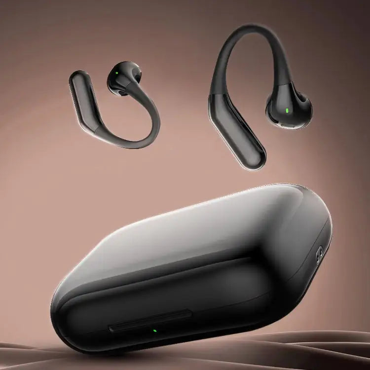 Half In-Ear Bluetooth Earphones Wireless Sports On-Ear Earphone AIR6 - AIR6 / Black - Apple Accessories