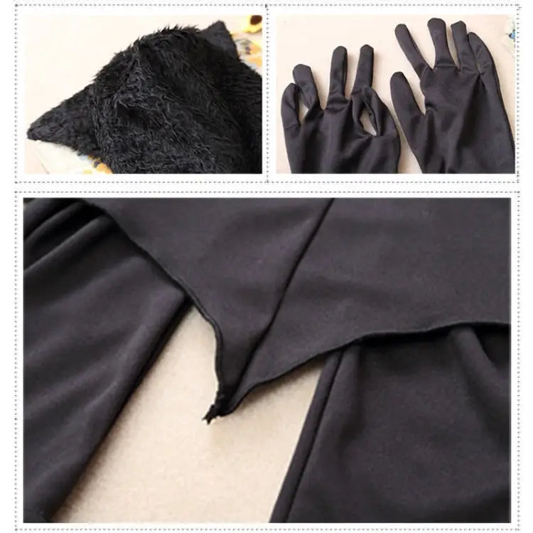 Halloween Costume Children Jumpsuit Bat Style Cosplay Costumes Stage Suit Size:XL Suggested Height:140-155cm Size: XL