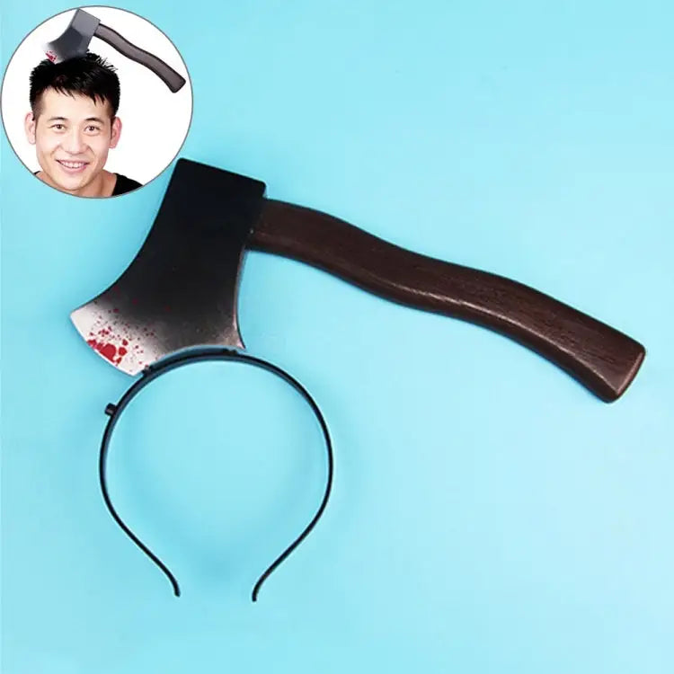 Halloween Costume Party Whole Horror Wear Head Props Axe Hair Hoop Game Show Supplies Axe - Axe