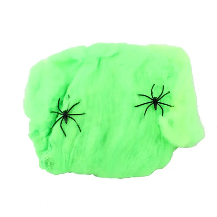 Halloween Props Cotton Yarn Spider Webs Random Color Delivery Spider - Spider