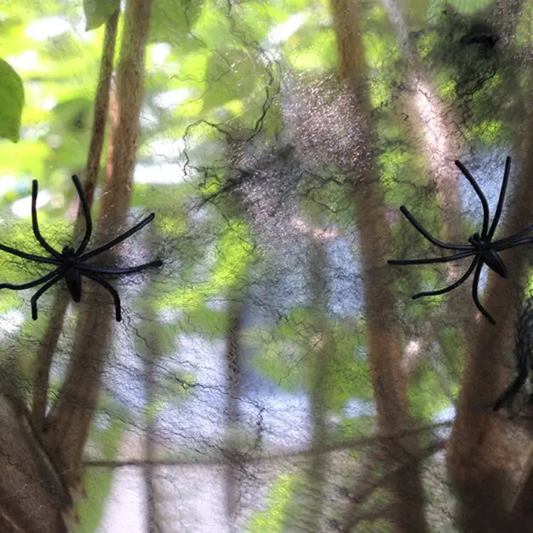 Halloween Props Cotton Yarn Spider Webs Random Color Delivery Spider - Spider