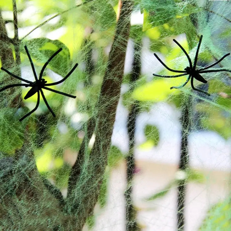Halloween Props Cotton Yarn Spider Webs Random Color Delivery Spider - Spider