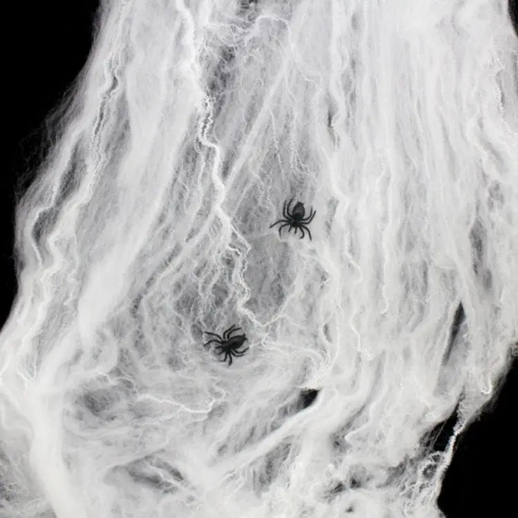 Halloween Props Cotton Yarn Spider Webs Random Color Delivery Spider - Spider