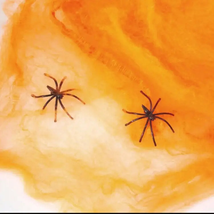 Halloween Props Cotton Yarn Spider Webs Random Color Delivery Spider - Spider