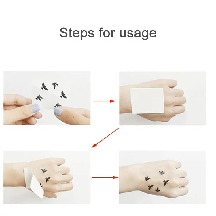 Halloween Waterproof Temporary Face Tattoo Stickers Size: 240*210mm 240*210mm - 240*210mm