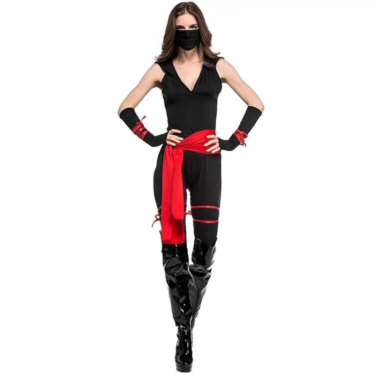 Halloween Woman Warrior Cosplay Pirate Costume Role Play Black Cosplay Cloth Costumes XL Chest: 80-100cm Waistline: