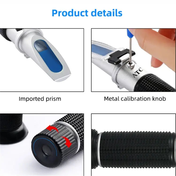 Hand-held Refractometer Alcohol Detector Alcohol Level Meter Refractometer - Refractometer