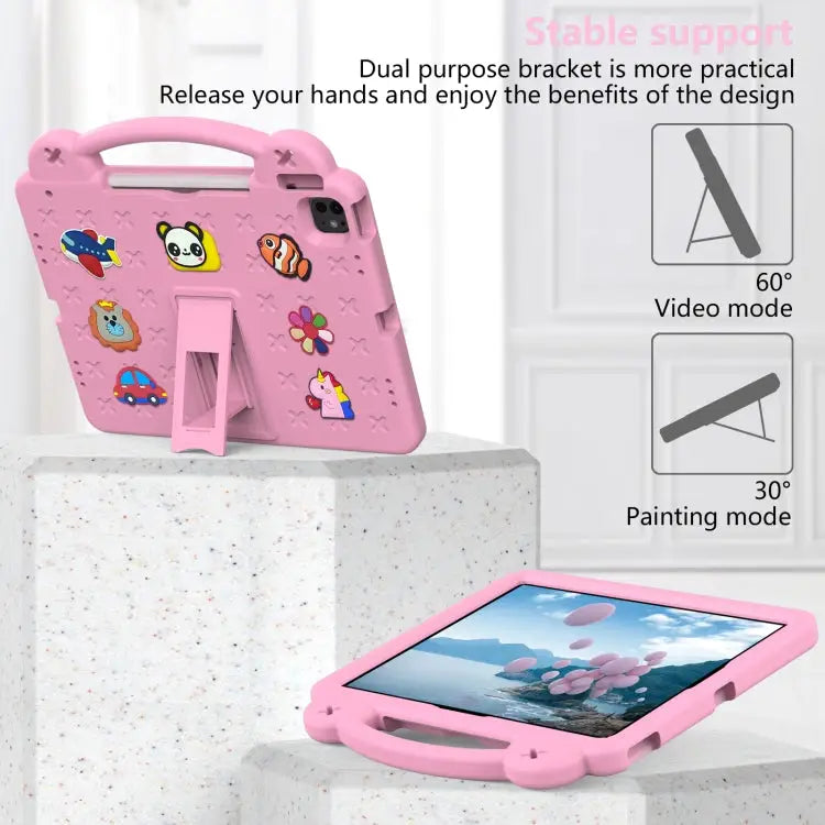 Handle Kickstand Children EVA Shockproof Tablet Case For iPad Pro 12.9 2022 / 2021 - Apple Accessories