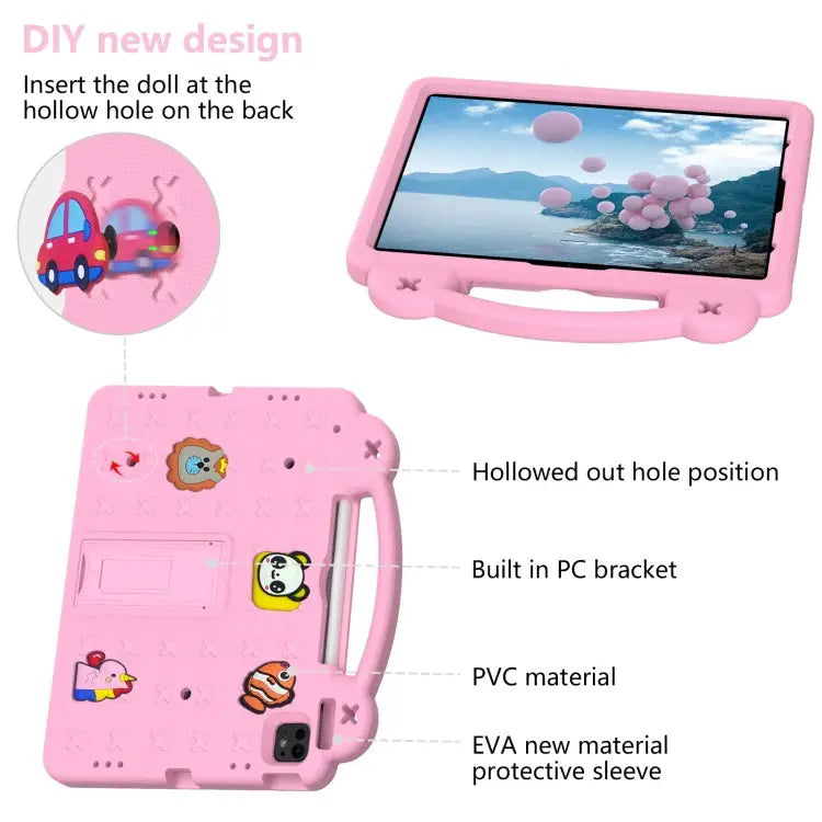 Handle Kickstand Children EVA Shockproof Tablet Case For iPad Pro 12.9 2022 / 2021 - Apple Accessories