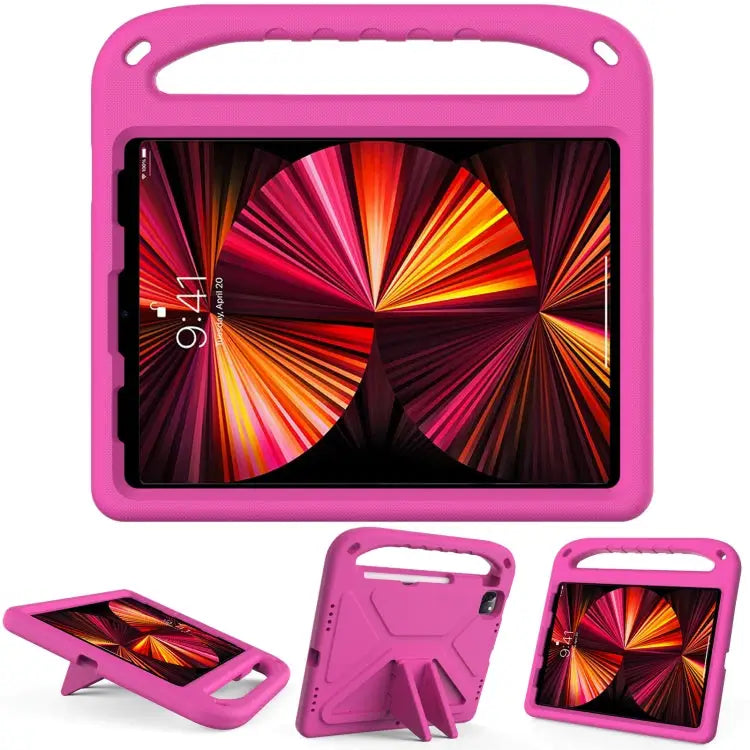 Handle Portable EVA Shockproof Protective Case with Triangle Holder For iPad 10.2 2021 / 2020 / 2019 For iPad Pro 11