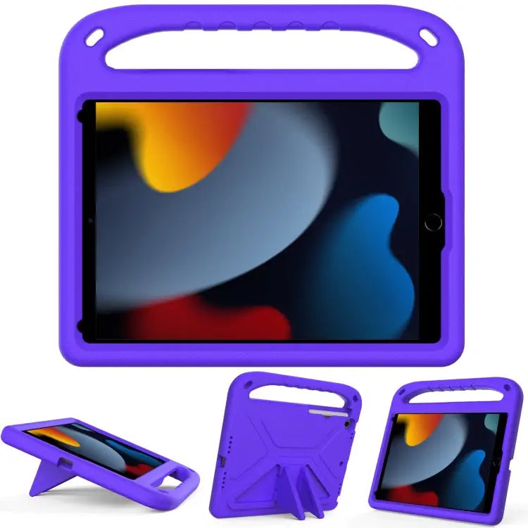 Handle Portable EVA Shockproof Protective Case with Triangle Holder For iPad 10.2 2021 / 2020 / 2019 For iPad Pro 11