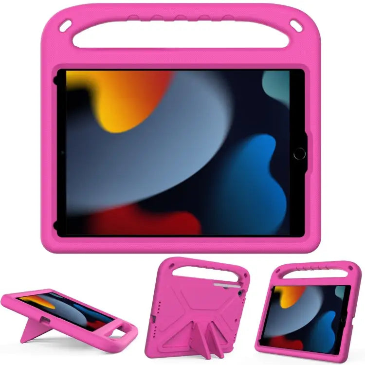 Handle Portable EVA Shockproof Protective Case with Triangle Holder For iPad 10.2 2021 / 2020 / 2019 For iPad Pro 11