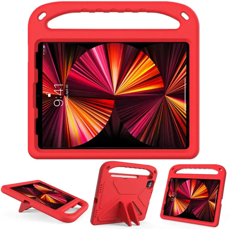 Handle Portable EVA Shockproof Protective Case with Triangle Holder For iPad 10.2 2021 / 2020 / 2019 For iPad Pro 11