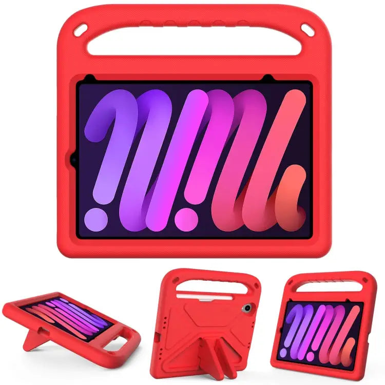 Handle Portable EVA Shockproof Tablet Case with Triangle Holder For iPad mini 2024 / mini 6 For Xiaomi Pad 5 / Pad 5