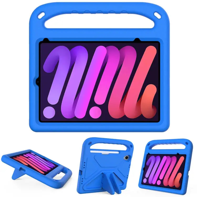 Handle Portable EVA Shockproof Tablet Case with Triangle Holder For iPad mini 2024 / mini 6 For Xiaomi Pad 5 / Pad 5