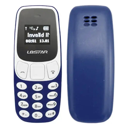 Hands Free Bluetooth Dialer Headphone MP3 Music Dual SIM Network: 2G - Dark Blue