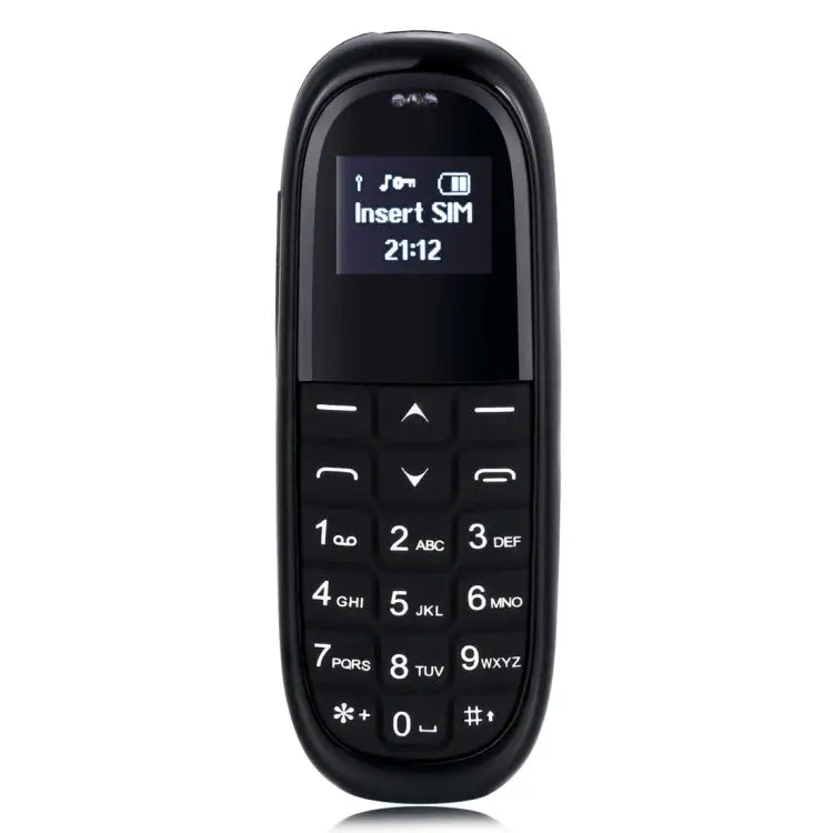 Hands Free Bluetooth Dialer Headphone MTK6261DA Anti-Lost Single SIM Network: 2G - Black