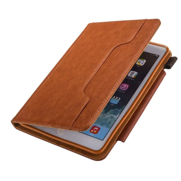 Hardware Buckle Smart Leather Tablet Case - Apple Accessories
