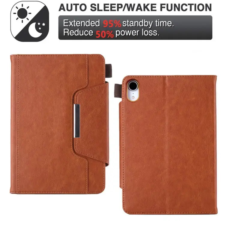 Hardware Buckle Smart Leather Tablet Case - Apple Accessories