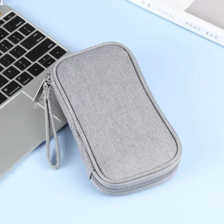 HAWEEL Electronic Organizer Storage Bag for Cellphones Power Bank Cables Mouse Earphones - Digital Organizer / Grey