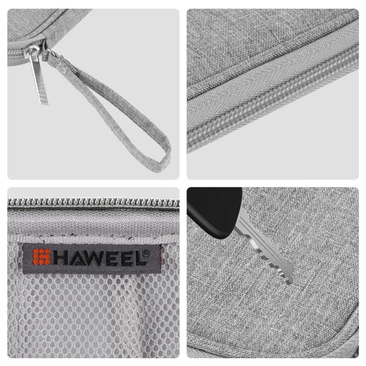 HAWEEL Electronic Organizer Storage Bag for Cellphones Power Bank Cables Mouse Earphones - Digital Organizer / Grey