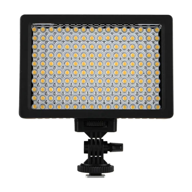 HD-160 White Light LED Video Light on-Camera Photography Lighting Fill Light for Canon Nikon DSLR Camera with 3 Filter