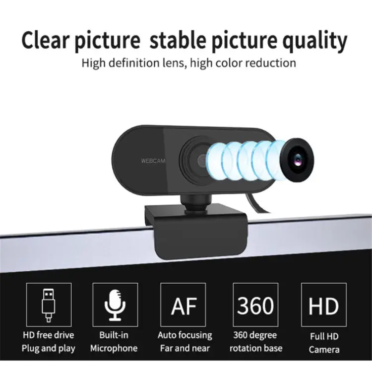HD-U01 1080P USB Camera WebCam with Microphone