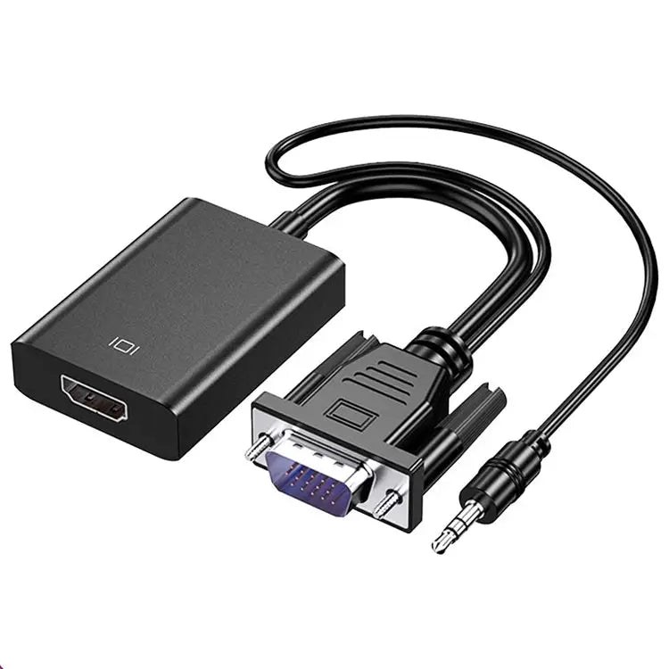 HDCO-VGAM2 1080P VGA Male to HDMI Female Converter with 3.5mm Audio Cable HDCO-VGAM2 - HDCO-VGAM2