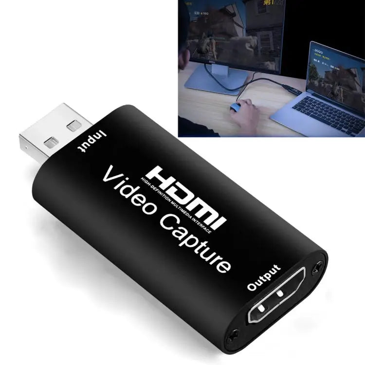 HDMI Video Capture Card Live Recording Box Video Capture Adapter Box USB 2.0 - USB 2.0