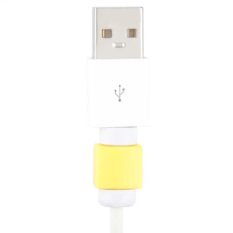 Headphone Wire Data Cable Protection Cover Winder Cord Wrap Organizer Random Color Delivery - 1PCS