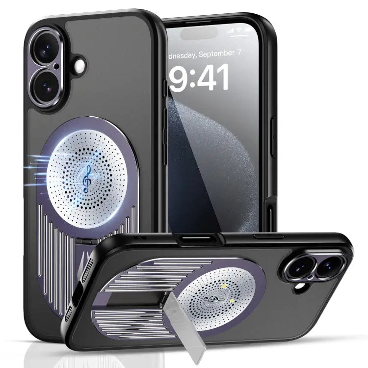 Heat Dissipation Aromatherapy MagSafe Holder Phone Case For iPhone 16 Pro Max For iPhone 16 Pro For iPhone 16