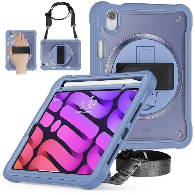 Heavy Duty Hybrid Tablet Case with Hand Grip & Strap For iPad Air 2022 10.9 / Pro 11 2022 For iPad 10th Gen 10.9 2022