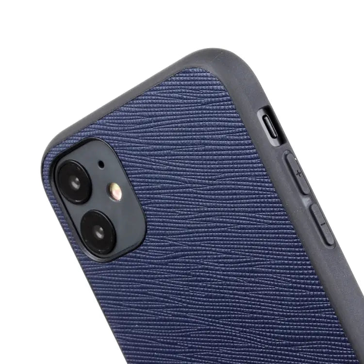 Hella Cross Texture Genuine Leather Protective Case For iPhone 11 For iPhone 11 Pro For iPhone 11 Pro Max For iPhone 12
