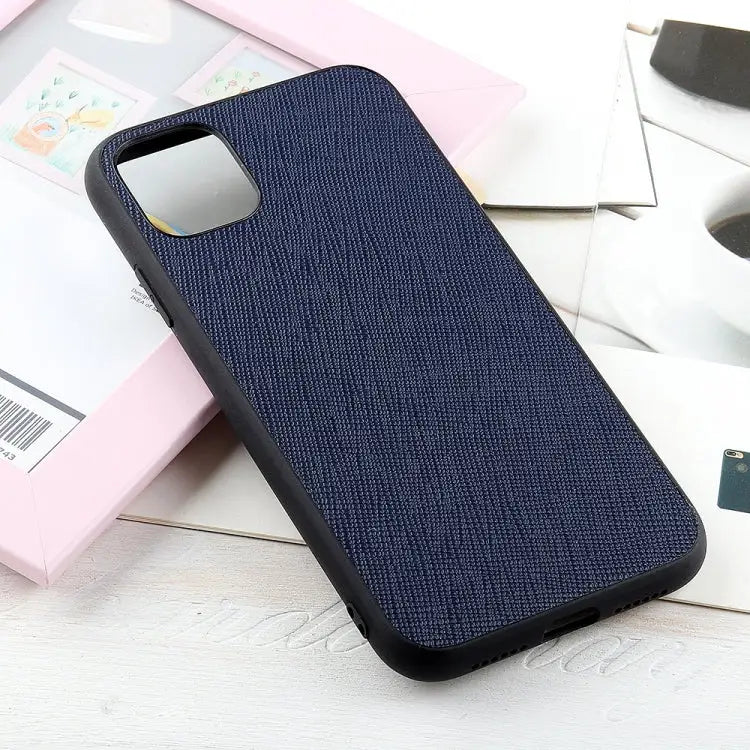 Hella Cross Texture Genuine Leather Protective Case For iPhone 11 For iPhone 11 Pro For iPhone 11 Pro Max For iPhone 12