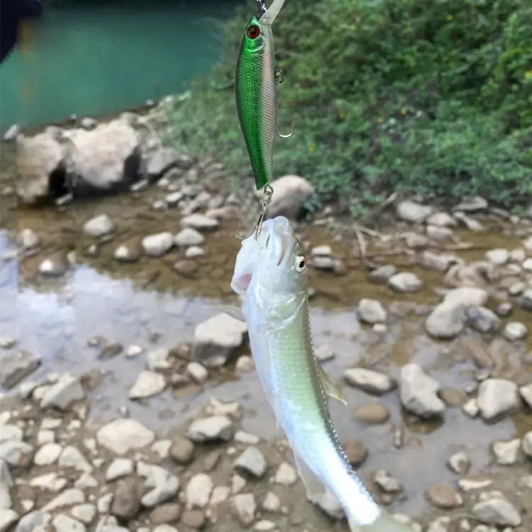 HENGJIA 6 PCS 8.5cm 8.9g Minnow Plastic Hard Baits Fishing Lures Set Fishing Tackle Baits 6 PCS 8.5cm 8.9g - 6 PCS