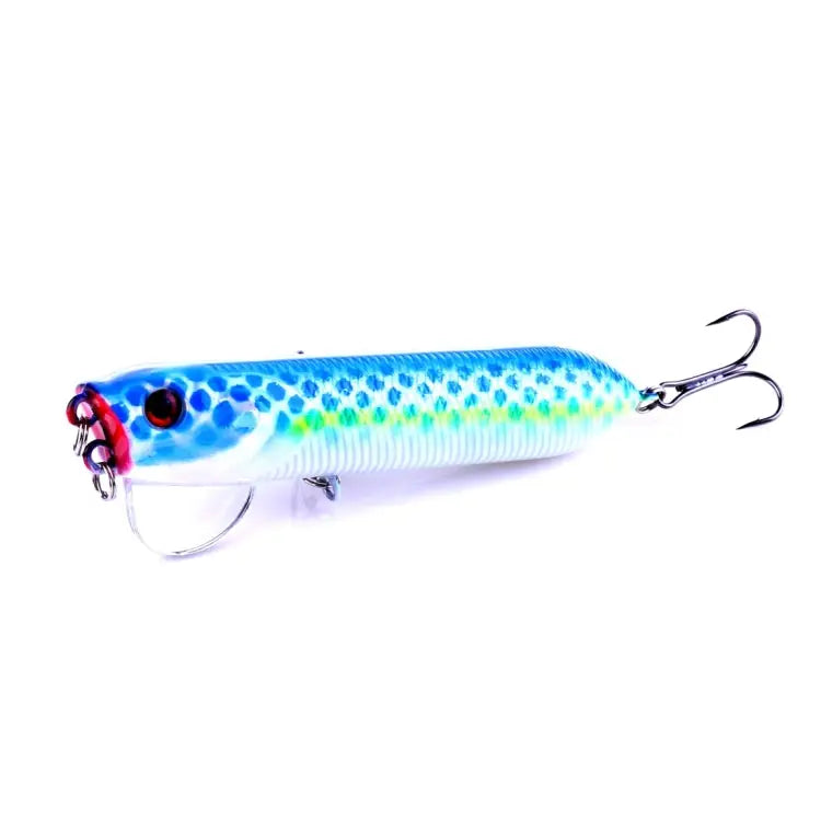 HENGJIA Artificial Fishing Lures Popper Bionic Fishing Bait with Hooks Length: 9.5 cm Random Color Delivery - Length:
