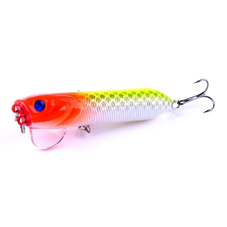 HENGJIA Artificial Fishing Lures Popper Bionic Fishing Bait with Hooks Length: 9.5 cm Random Color Delivery - Length: