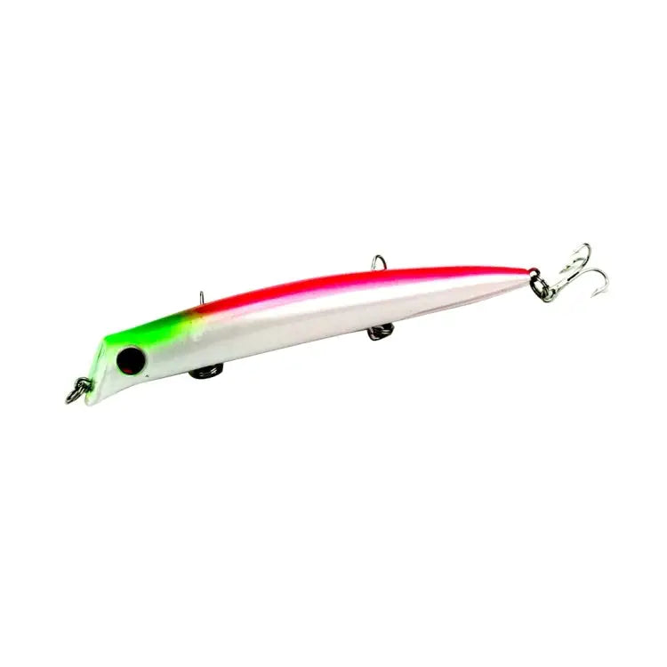 HENGJIA Artificial Fishing Lures Popper Bionic Fishing Bait with Hooks Length: 12.6 cm Random Color Delivery - Length:
