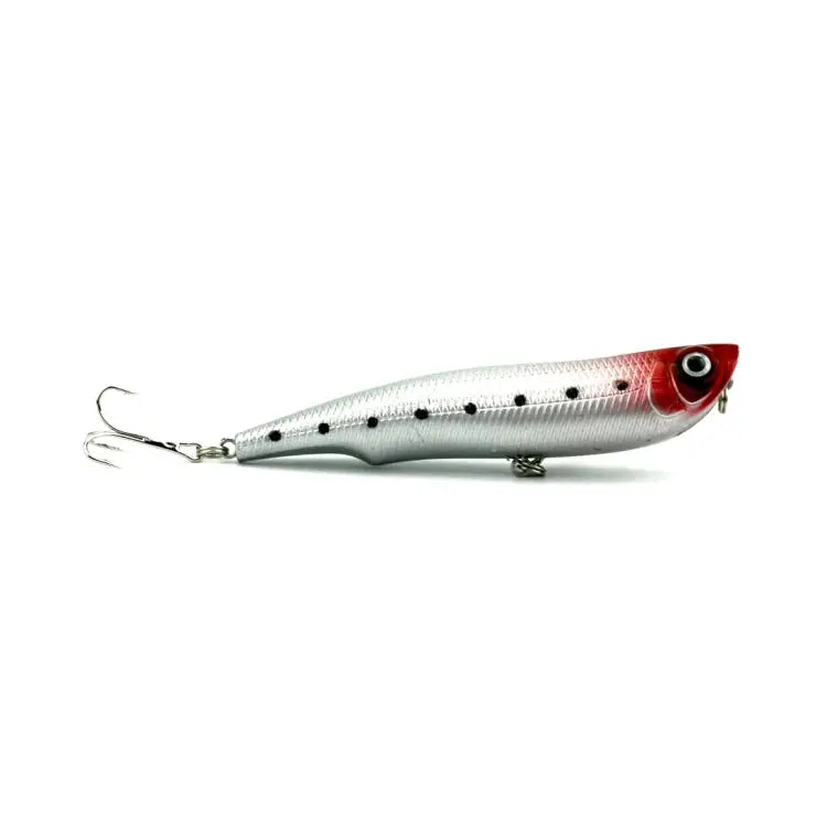 HENGJIA Artificial Fishing Lures Popper Bionic Fishing Bait with Hooks Length: 10.5 cm Random Color Delivery - Length: