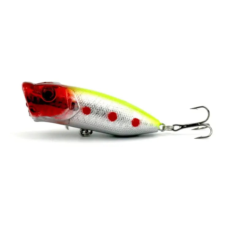 HENGJIA Artificial Popper Fishing Lures Environmentally Friendly Fishing Bait with Hooks Length: 6.5 cm Random Color