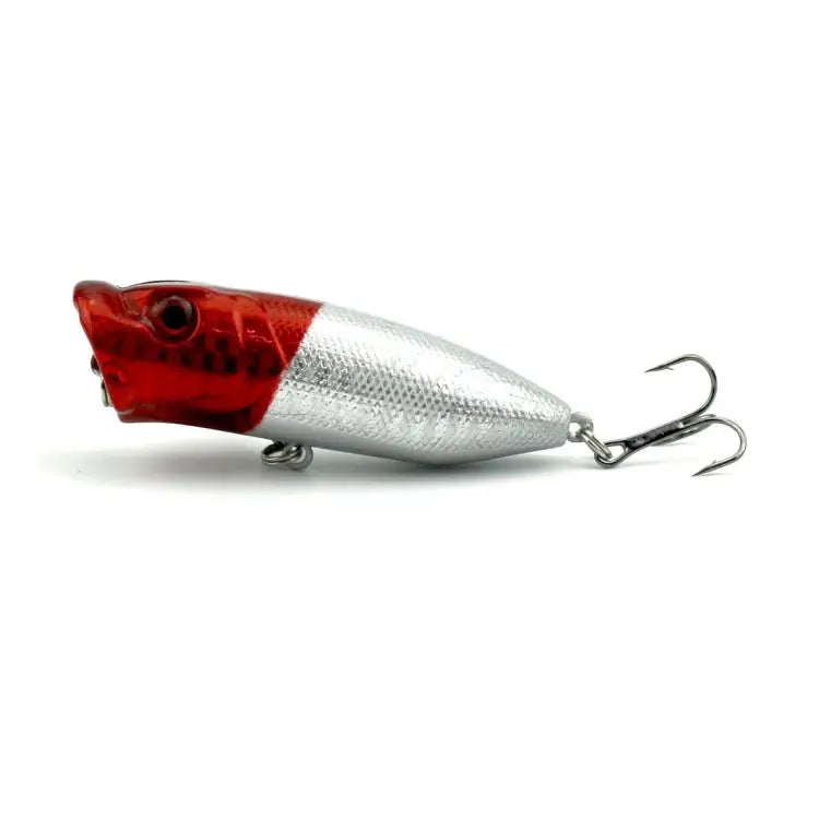 HENGJIA Artificial Popper Fishing Lures Environmentally Friendly Fishing Bait with Hooks Length: 6.5 cm Random Color